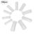 Dual Forms Clear Full Cover Polygel Nail Tips - 100 pcs