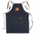 Salon Apron with cross back - Demin 
