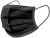 Disposable 3-Layer Protective Face Masks - Black - 10 pcs 