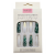 Green Marble and White Chrome Press-on Nails