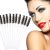 Disposable Eyelash Brush Mascara Wand Applicator White/black