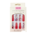 Press-on Nails Red with Watercolour Effect