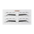 Straight Eyebrow Stencil, x10 pairs