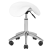 White saddle stool