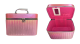 Soft Personal Beauty Case, Metallic Pink, Large