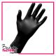 Gloves Nitrile - Black - L - Durable - 100pcs