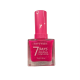 Wynie 7Days Nail Polish, Glittery Neon Pink 117