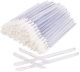 Velor applicators without fibers for eyelashes/ Lip wands Clear 50 pcs