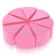  Cosmetic Latex Makeup Sponge - Pink - 8 pieces.