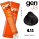 Genus permanent coloring cream 100 ml 4.14 Brown Tobacco