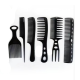 6pcs Hair Combs - Blacks