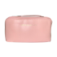 The Euroblu Leather Makeup Bag - Pink