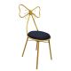 Ribbon Back Chair - Black Velvet
