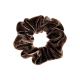 Brown Velvet Scrunchie