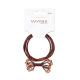 Hair Band with Bow - Brown