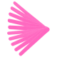 Emery Boards Pink, x10