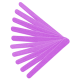 Emery Boards Lilac, x10