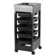 GABBIANO HAIRDRESSER TROLLEY  BLACK