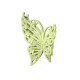 Butterfly Hair Clip, Green