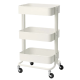 White Metal Trolley