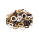 Dimit Mini Hair Bands Neutral Colours