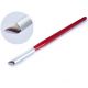 Angled Kolinsky Ombre brush