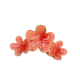 Flower Hair Claw Clip - Orange