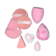 Makeup Sponge Set 8pcs - Pink