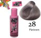 Crazy color semi-permanent 100 ml PLATINUM
