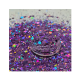 Purple Nail Glitter Chunks