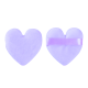 Purple Heart Shaped Powder Puffs x2
