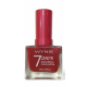 Wynie 7Days Nail Polish, Red with Pink Glitter 574