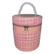 Soft Round Beauty Case, Fancy Pink, Large