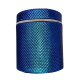 Metallic Blue Personal Beauty Case, Large