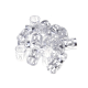 Hair Braid Cuffs Silver, 30pcs