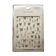 Butterfly Nail Stickers - Silver
