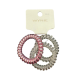 Spiral Hair Bands x3