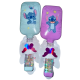 Stitch Hair Brush, Blue