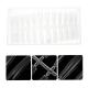 Outanaya 504pcs Transparent Full Cover False Nail Tips