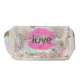 White Holographic Makeup Bag