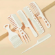 6pcs White Hair Combs
